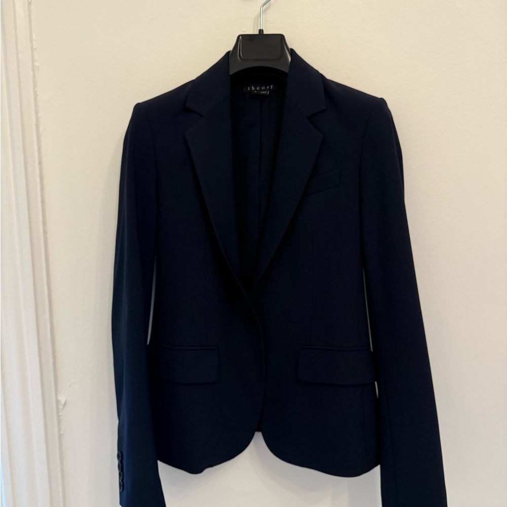 Theory Women's Midnight Blue Suit Jacket